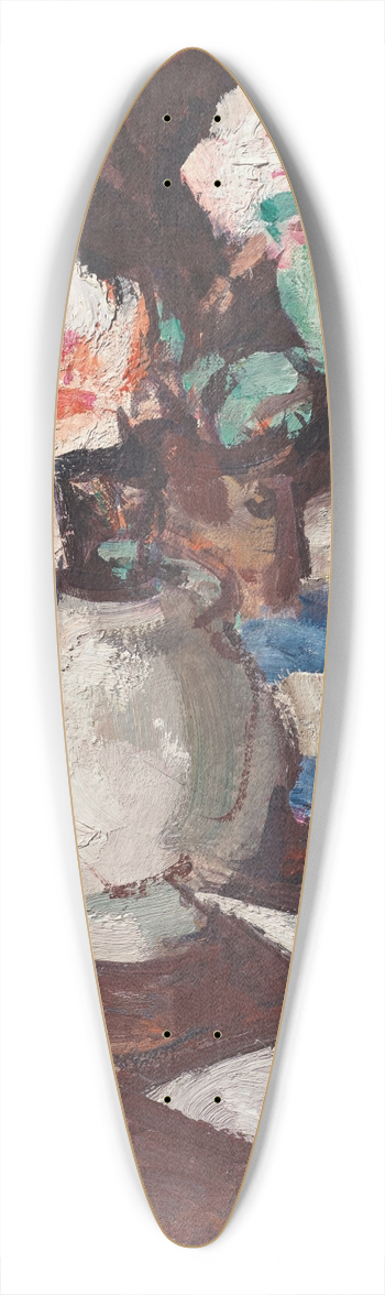 Samuel John Peploe - Pink Roses in a Vase 39.3 inch art pintail longboard deck