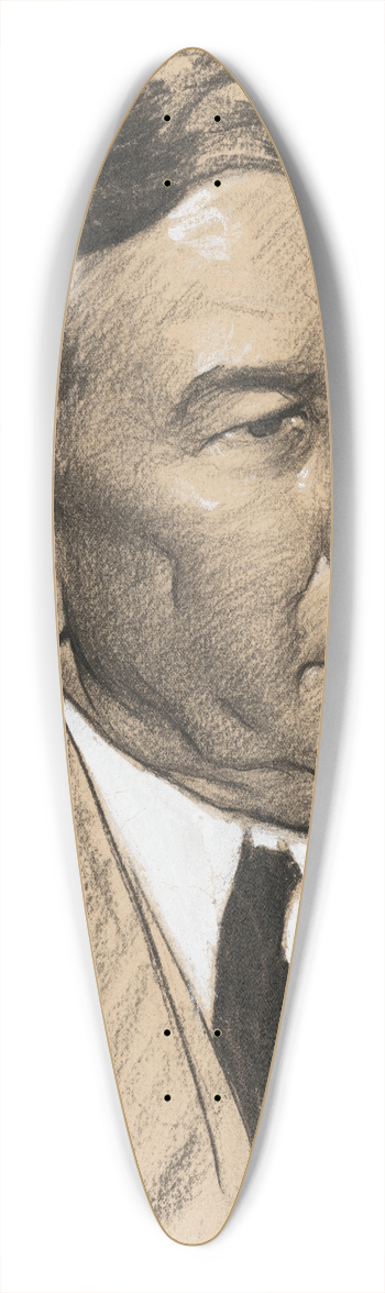 Samuel Johnson Woolf - Alben William Barkley 39.3 inch art pintail longboard deck