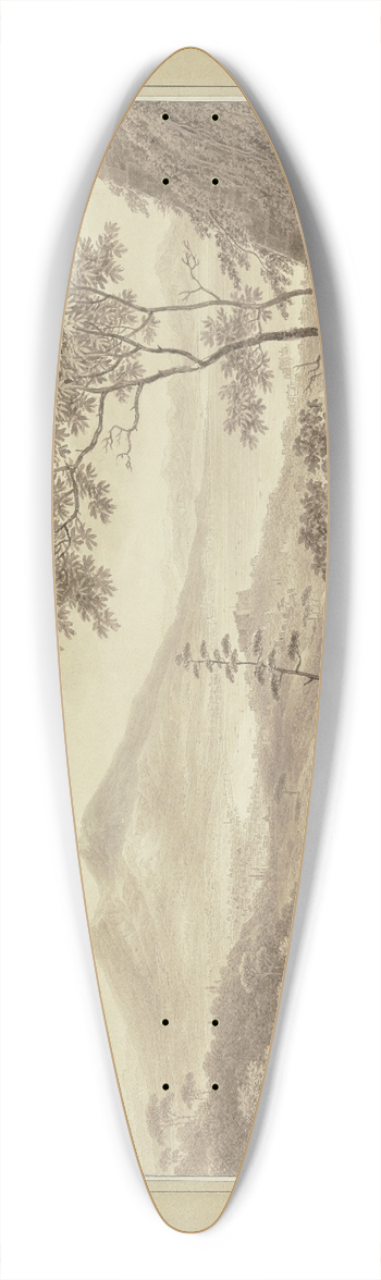 Samuel Rsel - Aussicht auf Neapel mit dem Vesuv 39.3 inch art pintail longboard deck