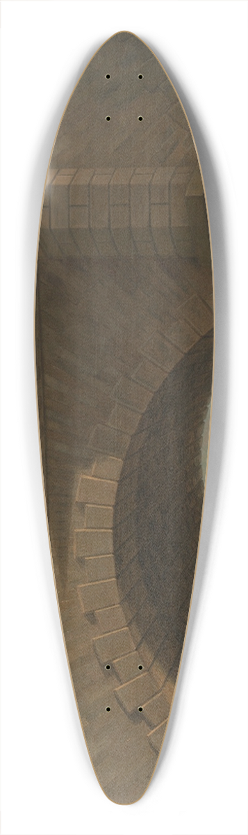 Samuel Scott - Arches of Westminster Bridge 39.3 inch art pintail longboard deck