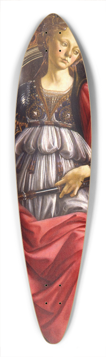 Sandro Botticelli - Fortitude 39.3 inch art pintail longboard deck