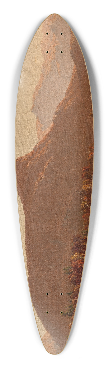 Sanford Robinson Gifford - A Home in the Wilderness 39.3 inch art pintail longboard deck
