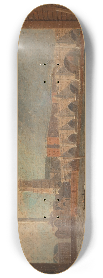 Daniel Turner - A View of London Bridge 8.25 inch art skate deck