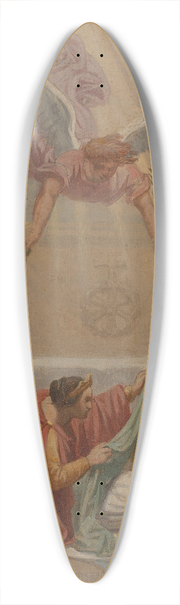 Sbastien Norblin de la Gourdaine - Limpratrice Prisca ensevelissant le corps de sainte Suzanne 39.3 inch art pintail longboard deck