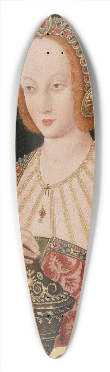 School Of Antwerp - Mary Magdalene 39.3 inch art pintail longboard deck