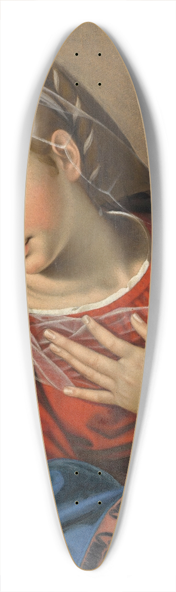 Scipione Pulzone - The MadonnaAnnunciate 39.3 inch art pintail longboard deck