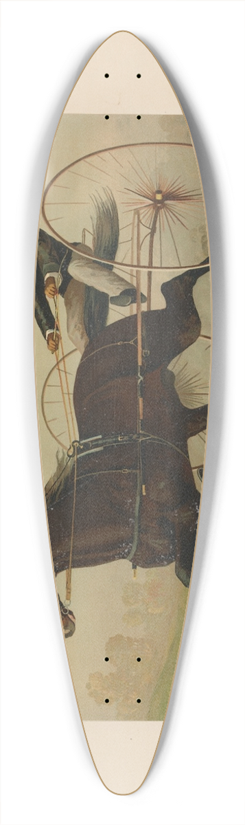 Scott Leighton - Smuggler 39.3 inch art pintail longboard deck