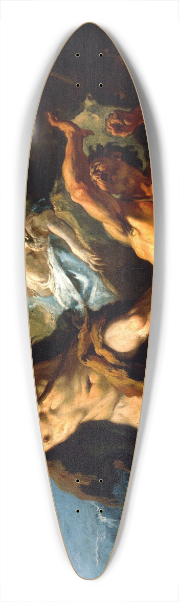 Sebastiano Ricci - Hercules Killing the Centaur Nessus 39.3 inch art pintail longboard deck