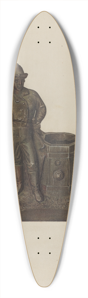 Selma Sandler - Match Holder 39.3 inch art pintail longboard deck