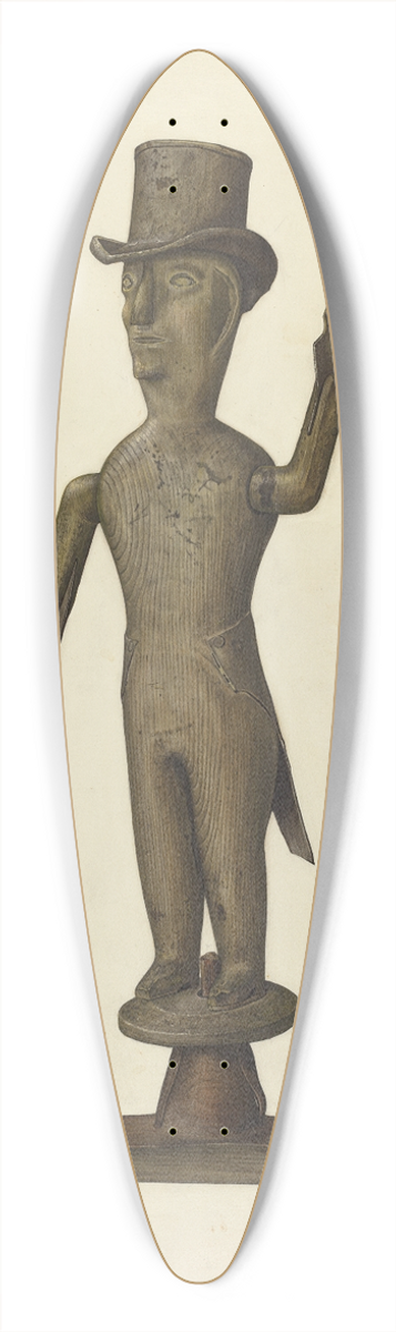 Selma Sandler - Whirligig 39.3 inch art pintail longboard deck