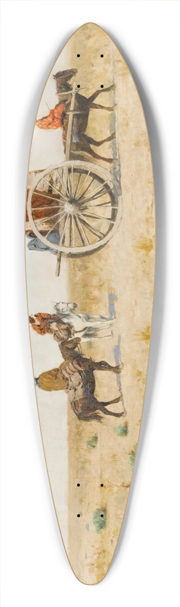 Sergei Ivanovich Svetoslavsky - The Journey 39.3 inch art pintail longboard deck