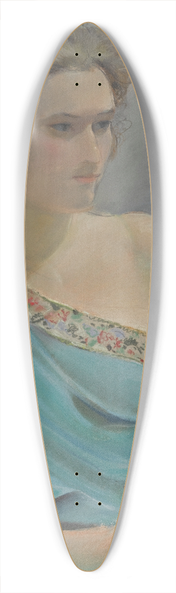 Sergey Chekhonin - Portrait of the artists wife 39.3 inch art pintail longboard deck
