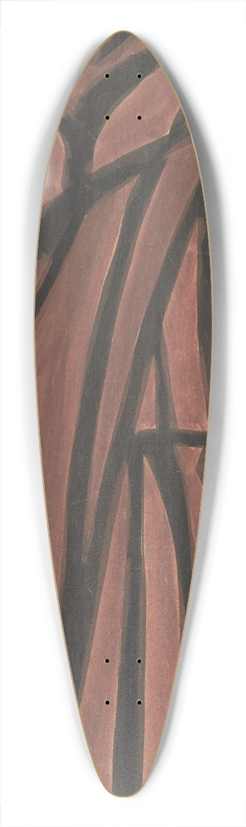 Sergey Yurievich Sudeikin - Death wearing a brown robe 39.3 inch art pintail longboard deck