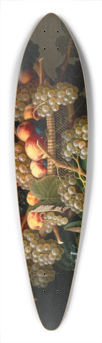 Severin Roesen - Still Life with Fruit 39.3 inch art pintail longboard deck
