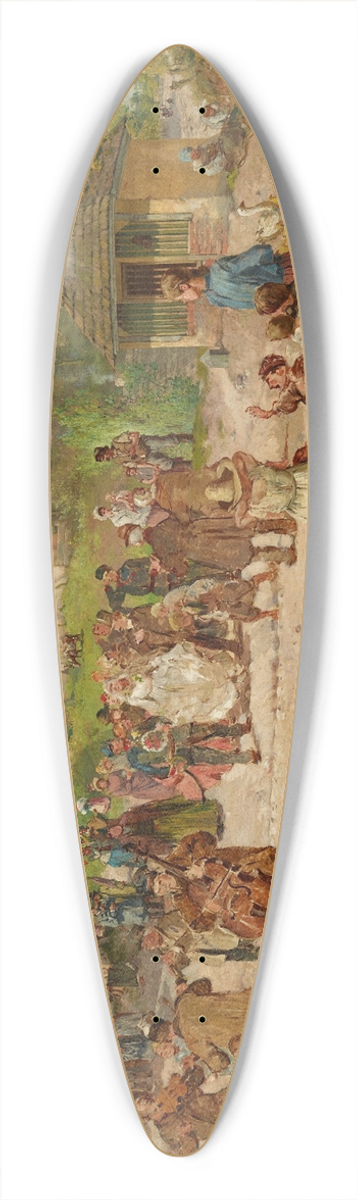 Seweryn Bieszczad - Wedding at Salwator 39.3 inch art pintail longboard deck