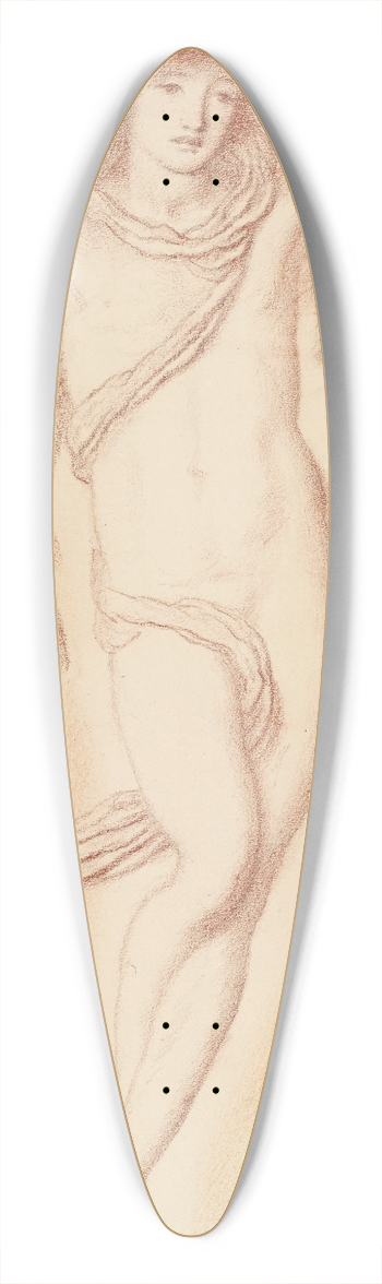 Simeon Solomon - Love 39.3 inch art pintail longboard deck