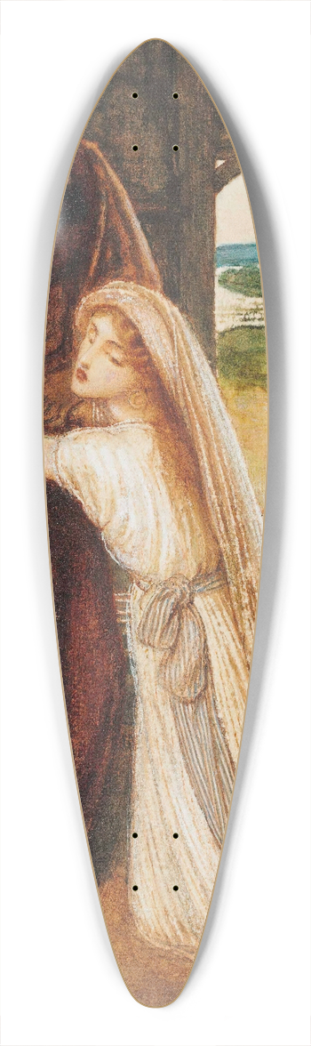 Simeon Solomon - Ruth And Boaz 39.3 inch art pintail longboard deck