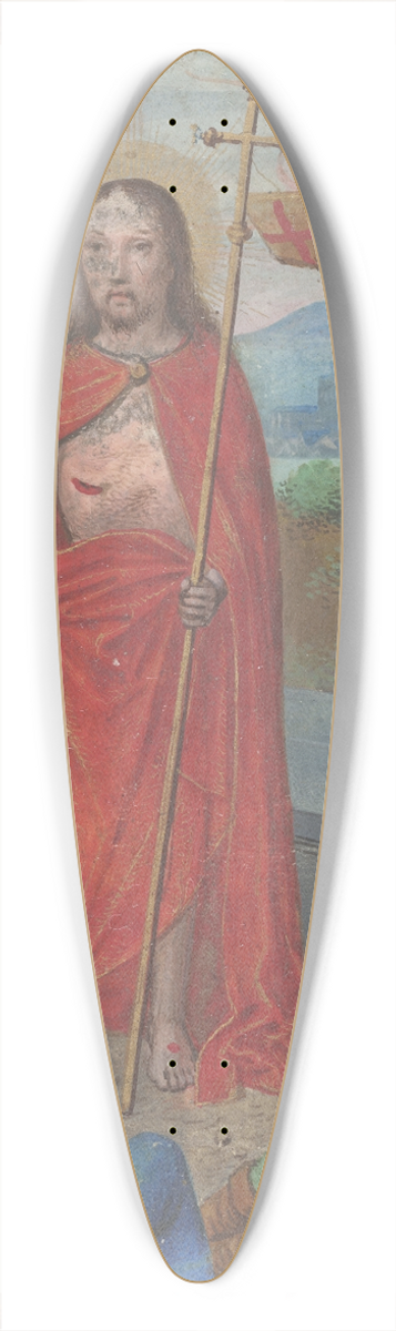 Simon Bening - The Resurrection 39.3 inch art pintail longboard deck