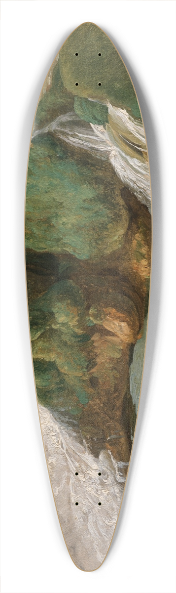 Simon Denis - In der Neptunsgrotte bei Tivoli 39.3 inch art pintail longboard deck