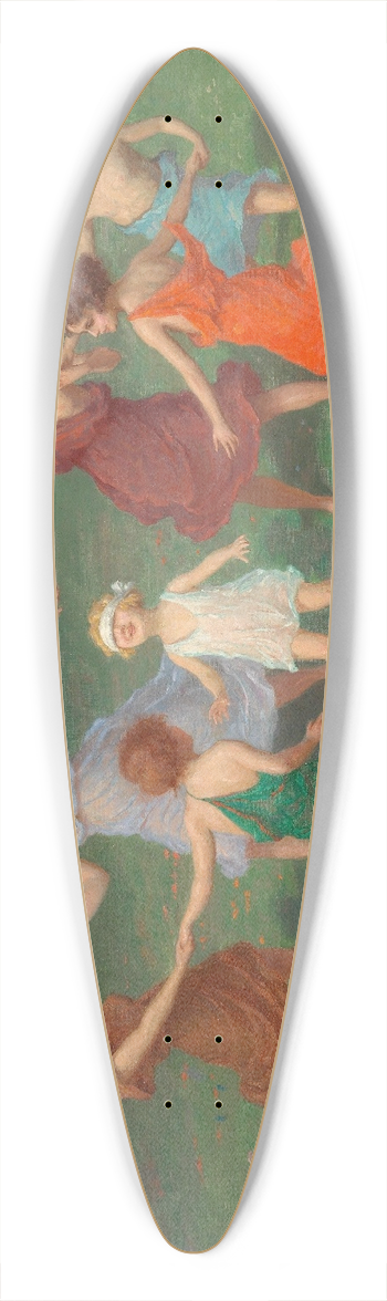 Simon Glcklich - Blinde Kuh 39.3 inch art pintail longboard deck