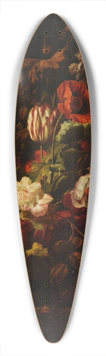 Simon Verelst - Bouquet de fleurs 39.3 inch art pintail longboard deck