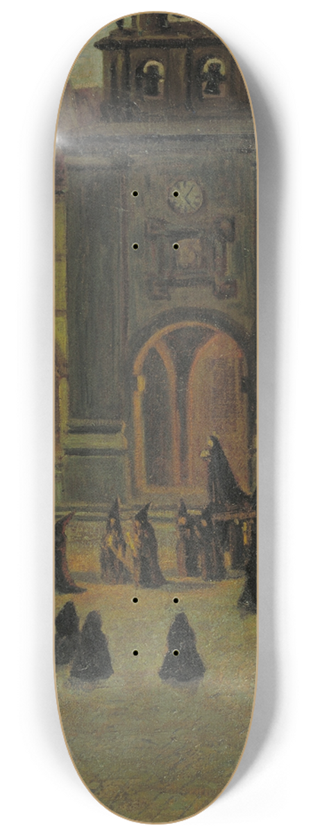 Daro de Regoyos - Good Friday Morning in Ordua 8.25 inch art skate deck