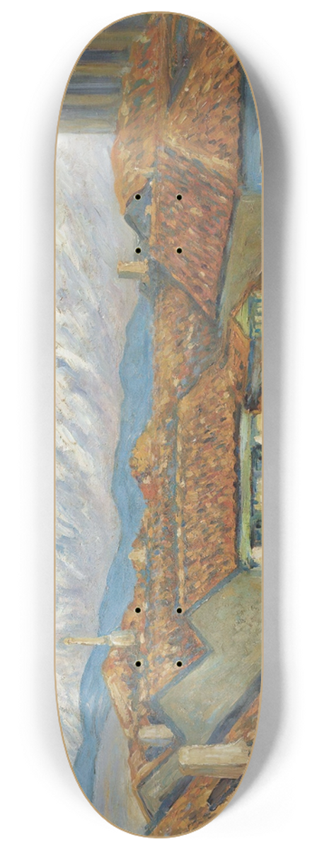 Daro de Regoyos - Rentera and the mountains ofAya 8.25 inch art skate deck