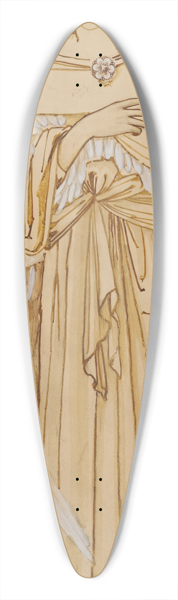 Sir Edward Coley Burne-Jones - The Angels of the Hierarchy  Dominions 39.3 inch art pintail longboard deck