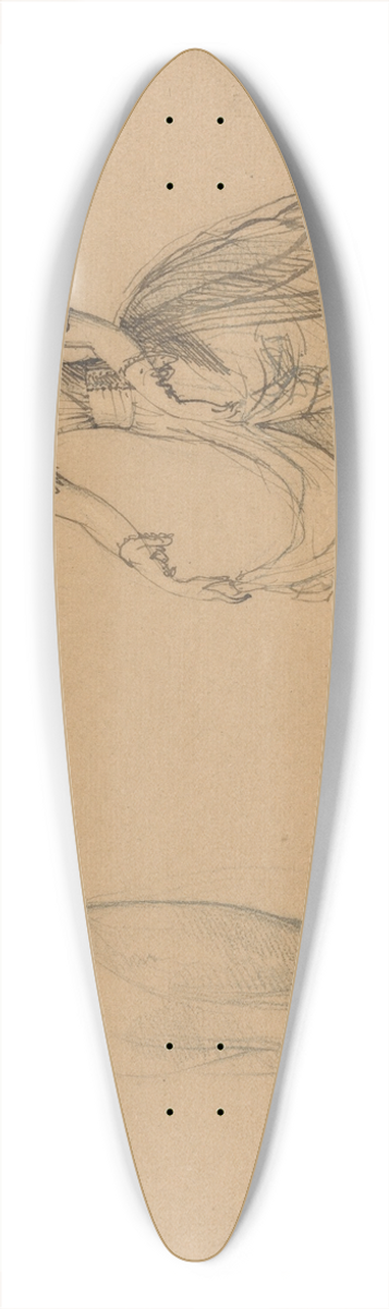 Sir George Hayter - A Minuet 39.3 inch art pintail longboard deck