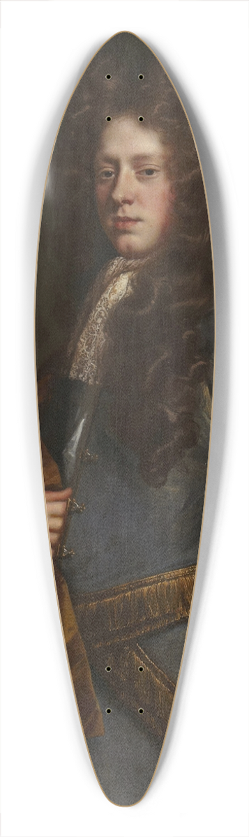 Sir Godfrey Kneller - Sir Charles Barrington, Bart. 39.3 inch art pintail longboard deck