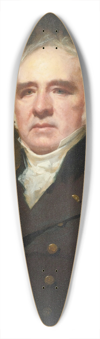 Sir Henry Raeburn - Portrait Of Captain James Forbes-Drummond, R.N., Of Hawthornden 39.3 inch art pintail longboard deck