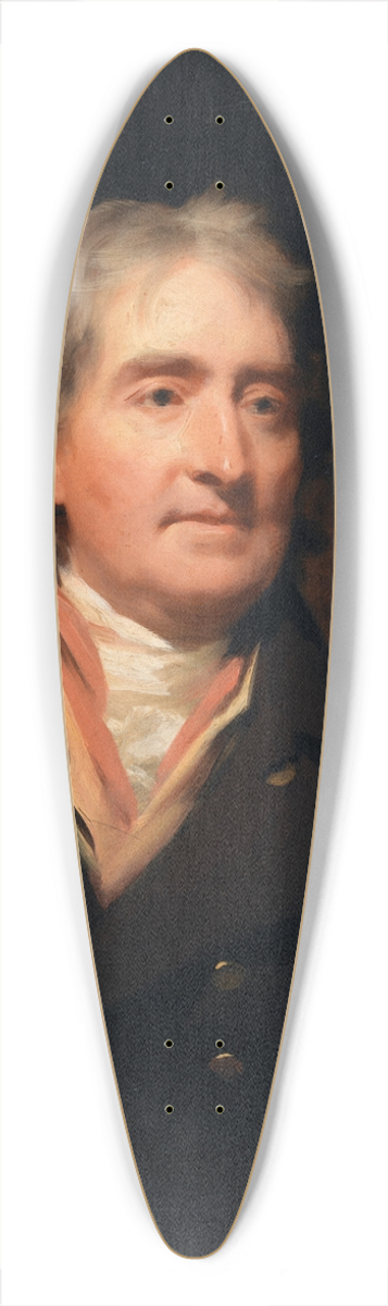 Sir Henry Raeburn - Portrait of David Steuart Erskine, 11th Earl of Buchan (1742-1829), Antiquary 39.3 inch art pintail longboard deck