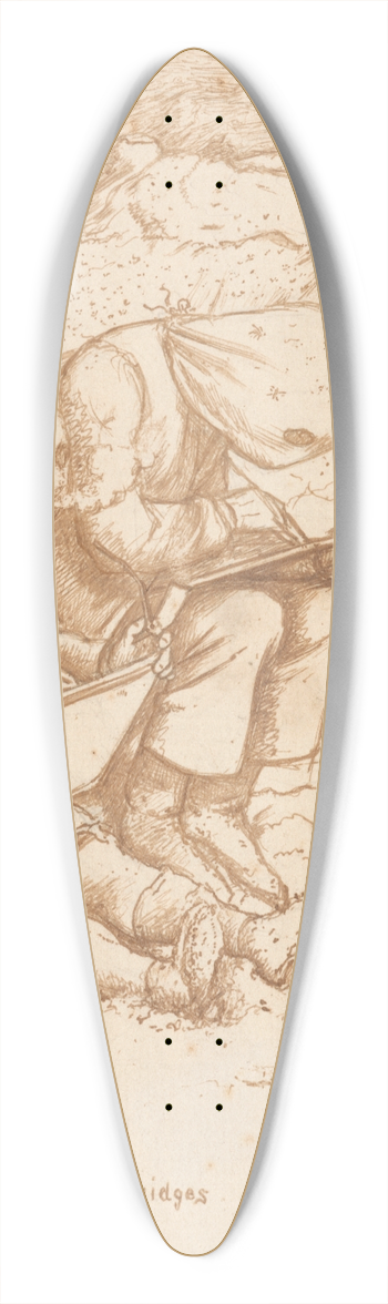 Sir John Everett Millais - Awful Protection Against Midges 39.3 inch art pintail longboard deck