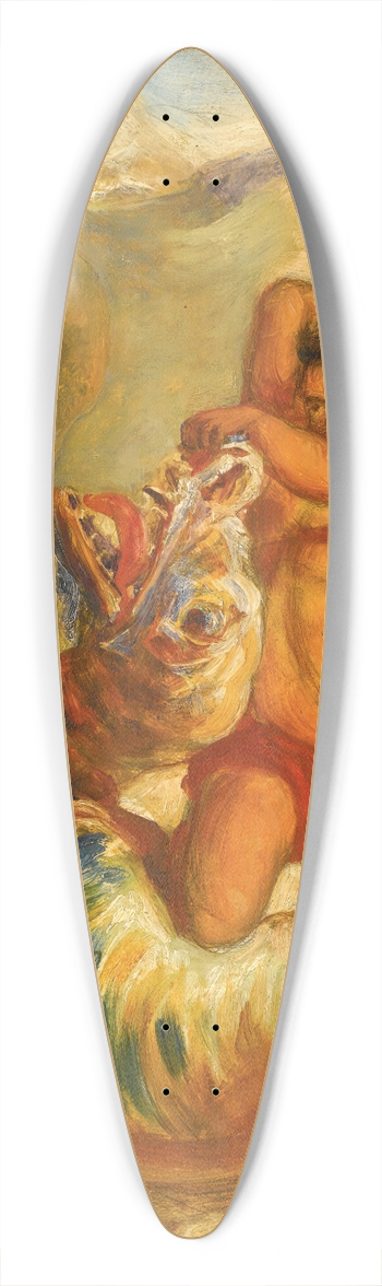 Sir John Everett Millais - Perseussaving Andromeda 39.3 inch art pintail longboard deck