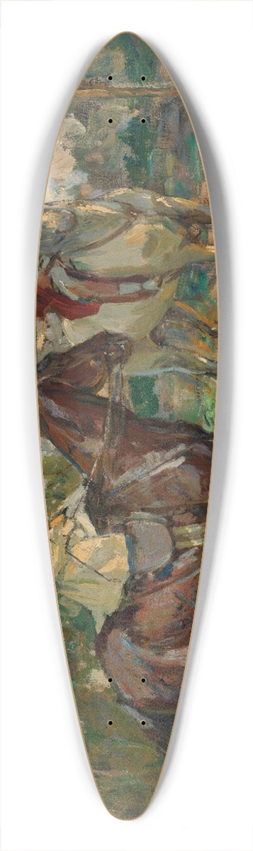 Sir John Lavery - The Morning Ride 39.3 inch art pintail longboard deck
