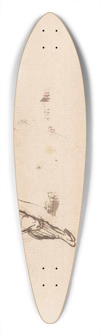 Sir Joshua Reynolds - Child Standing 39.3 inch art pintail longboard deck