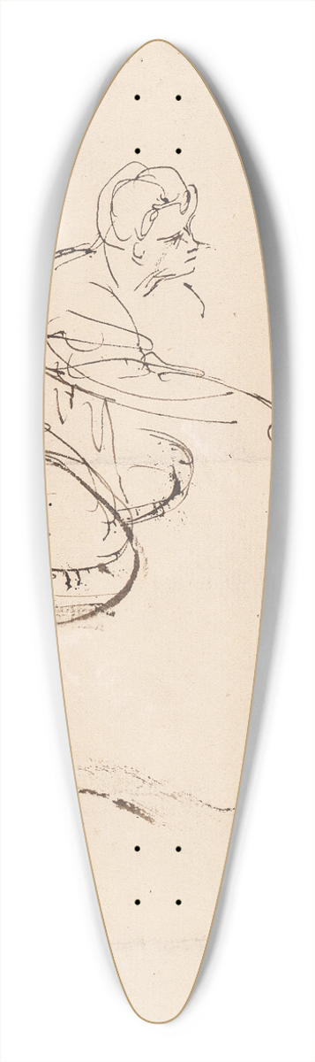 Sir Joshua Reynolds - Figure 39.3 inch art pintail longboard deck