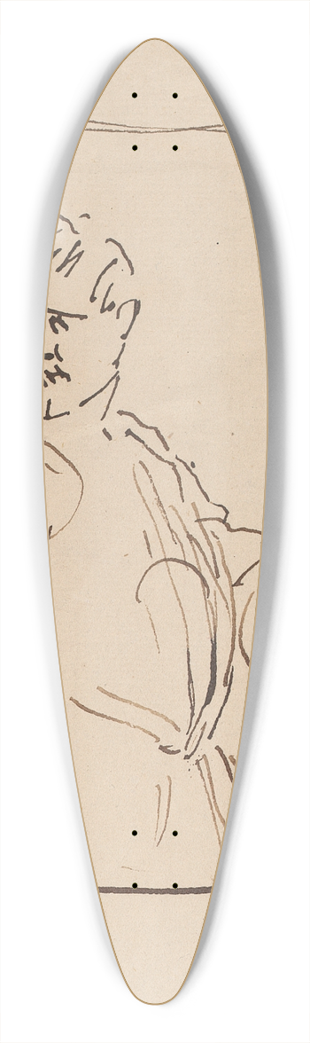 Sir Joshua Reynolds - Knight Titian 39.3 inch art pintail longboard deck