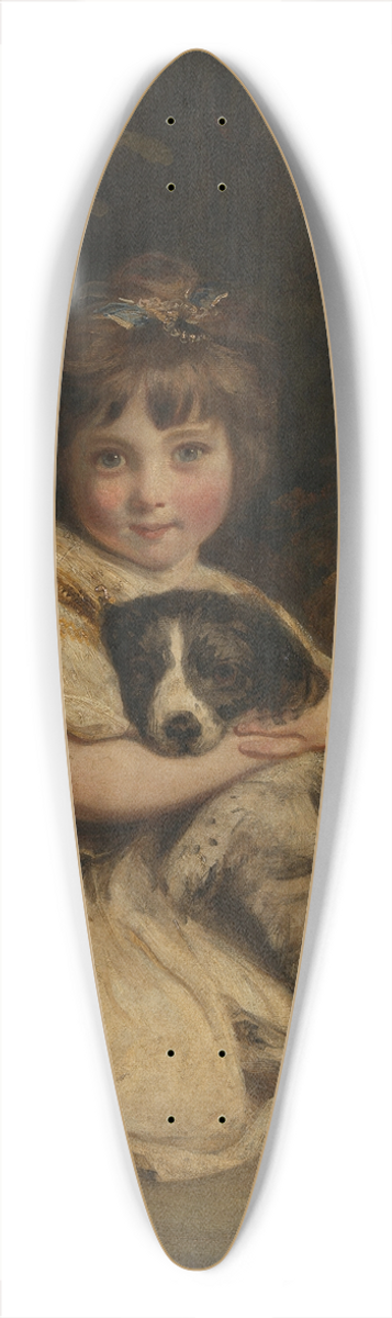 Sir Joshua Reynolds - Miss Jane Bowles 39.3 inch art pintail longboard deck