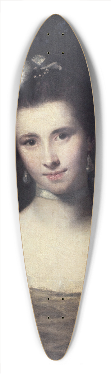Sir Joshua Reynolds - Miss Morris 39.3 inch art pintail longboard deck
