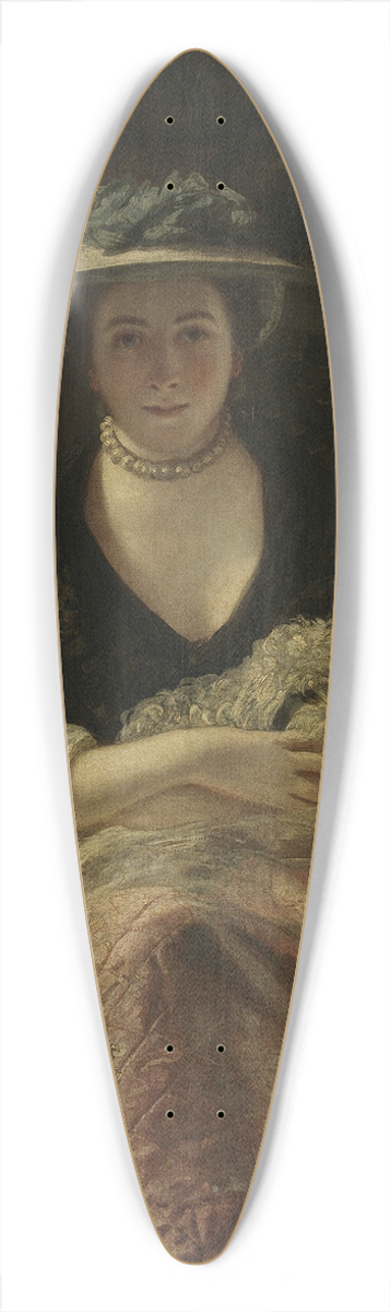 Sir Joshua Reynolds - Miss Nelly OBrien 39.3 inch art pintail longboard deck