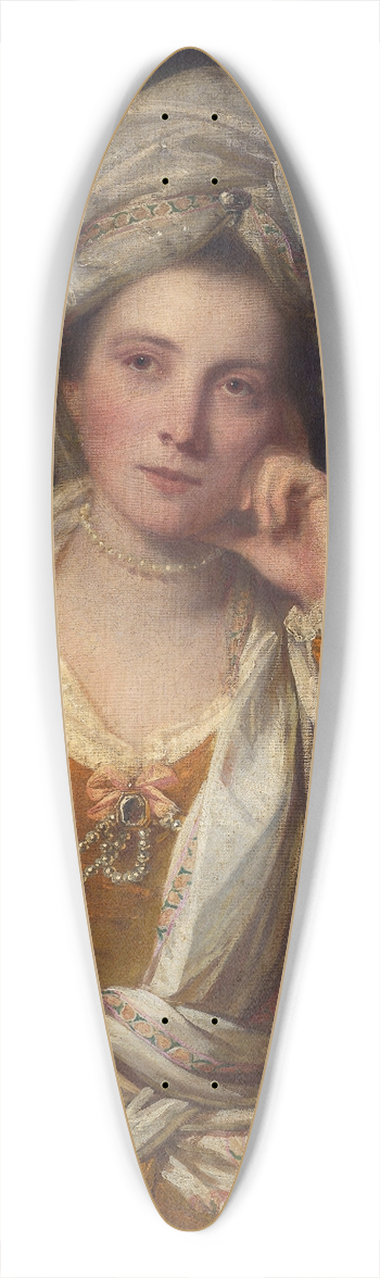 Sir Joshua Reynolds - Mrs. Horton, Later Viscountess Maynard 39.3 inch art pintail longboard deck