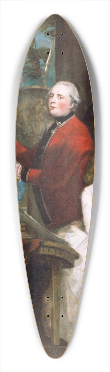 Sir Joshua Reynolds - The Temple Family 39.3 inch art pintail longboard deck