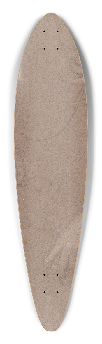 Sir Peter Lely - Drawings of Hands 39.3 inch art pintail longboard deck