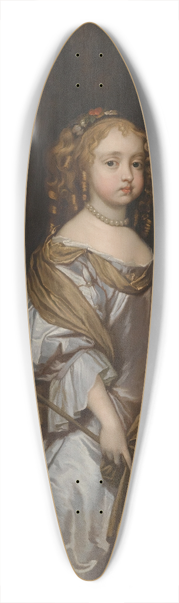 Sir Peter Lely - Portrait Of Lady Elizabeth Seymour (D.1697)When A Child 39.3 inch art pintail longboard deck