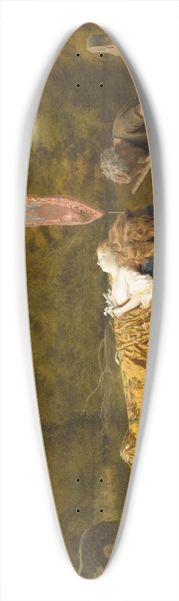 Sophie Anderson - Elaine 39.3 inch art pintail longboard deck