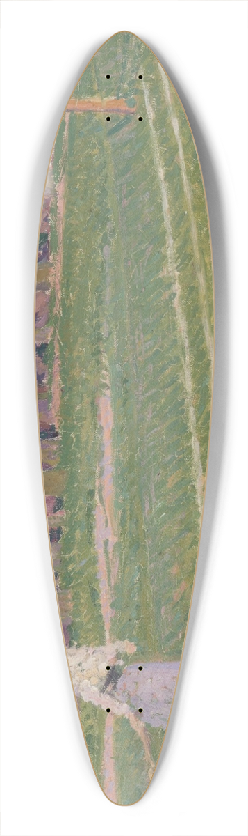 Spencer Frederick Gore - Tennis at Hertingfordbury 39.3 inch art pintail longboard deck