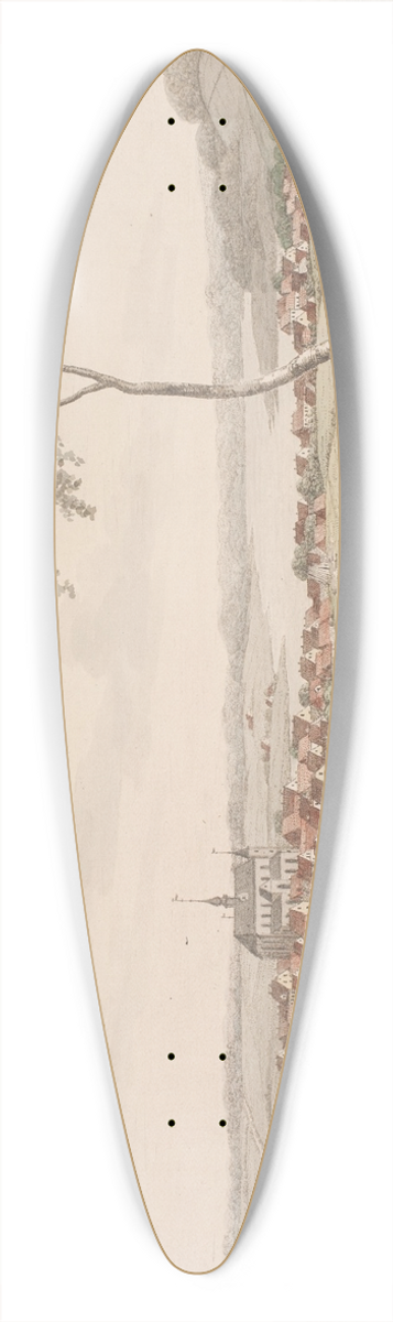 Sren L. Lange - Haderslev 39.3 inch art pintail longboard deck