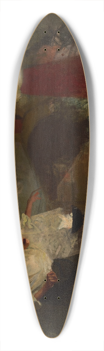 Stanisaw Grocholski - At a Fortune-Teller 39.3 inch art pintail longboard deck