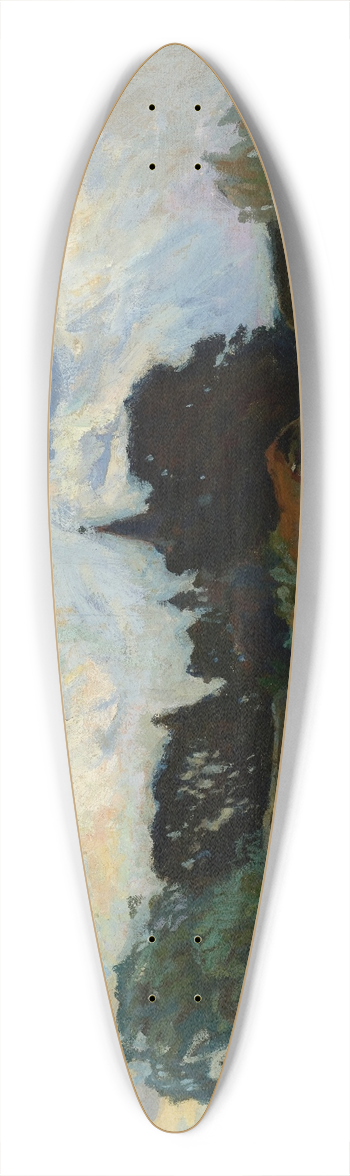 Stanisaw Kamocki - Theme from Radziszw 39.3 inch art pintail longboard deck